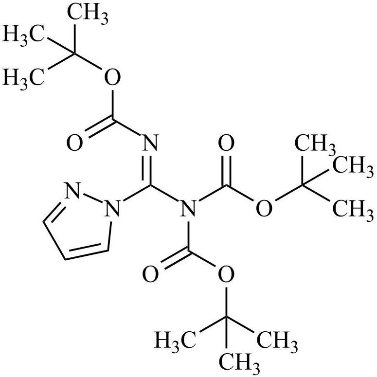 Picture of N,N',N'-triBoc-1-Guanylpyrazole