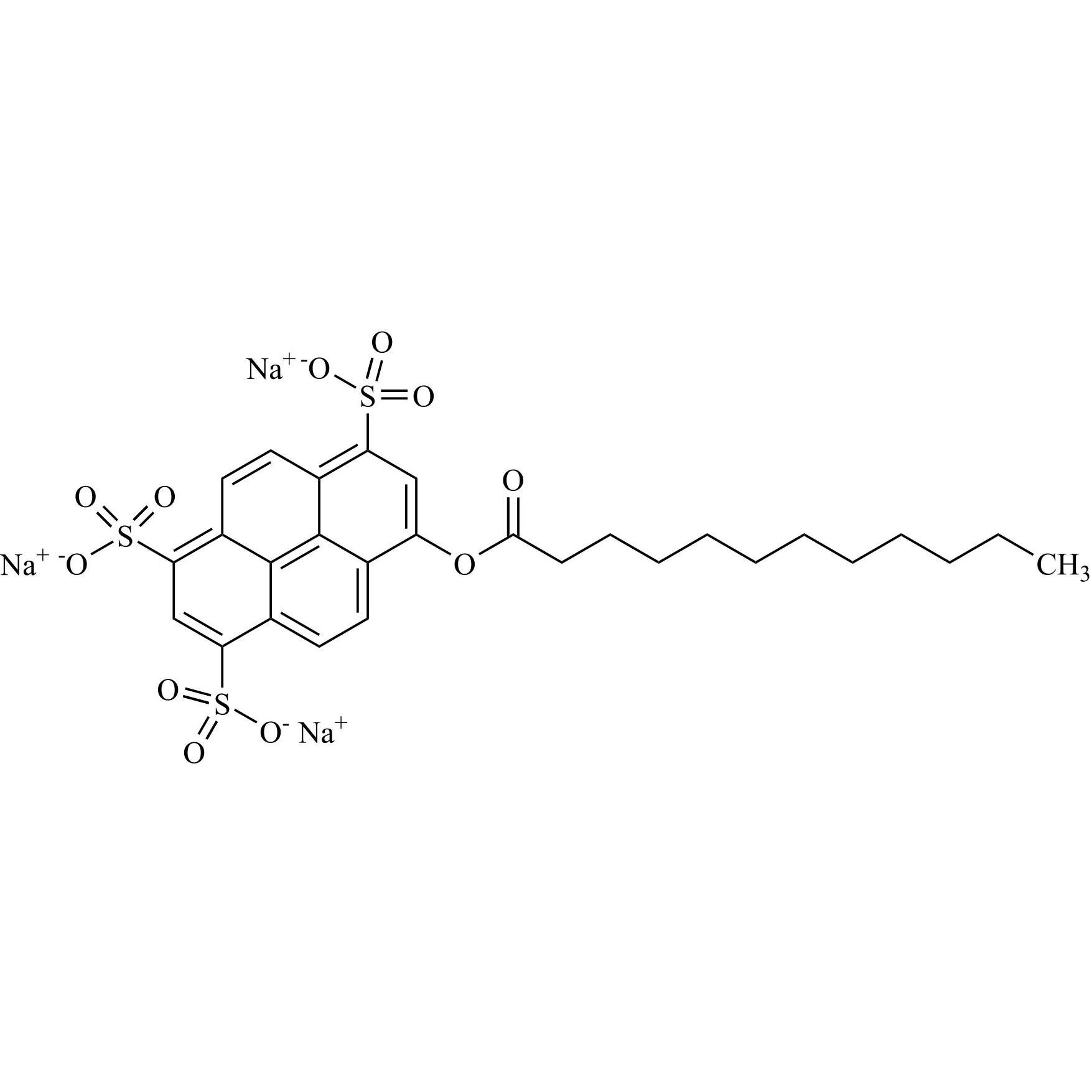 Picture of 8-Dodecanoyloxypyrene-1,3,6-trisulfonic Acid Trisodium Salt