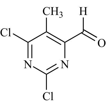Picture of 2,6-Dichloro-5-Methylpyrimidine-4-Carbaldehyde