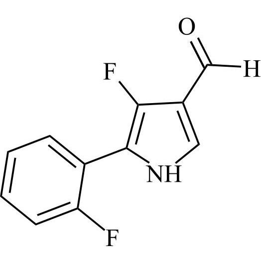 Show details for 4-Fluoro-5-(2-Fluorophenyl)-1H-Pyrrole-3-Carboxaldehyde Picture of 4-Fluoro-5-(2-Fluorophenyl)-1H-Pyrrole-3-Carboxaldehyde