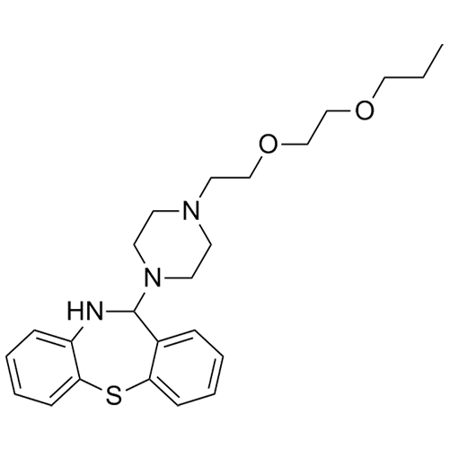 Picture of 2-[2-(4-Dibenzo[b,f] [1,4]thiazepine-11-yl-1-piperazineyl)ethoxyl]-1-ethyl Ethanol