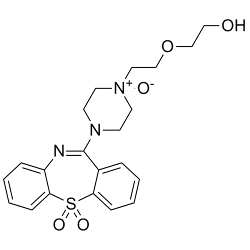 Show details for Quetiapine Sulfone N-Oxide Picture of Quetiapine Sulfone N-Oxide