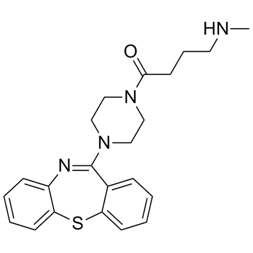 Picture of N-Des[2-(2-hydroxyethoxy)ethyl] N-[4-(N-Methylamino)butylcarboxy] Quetiapine