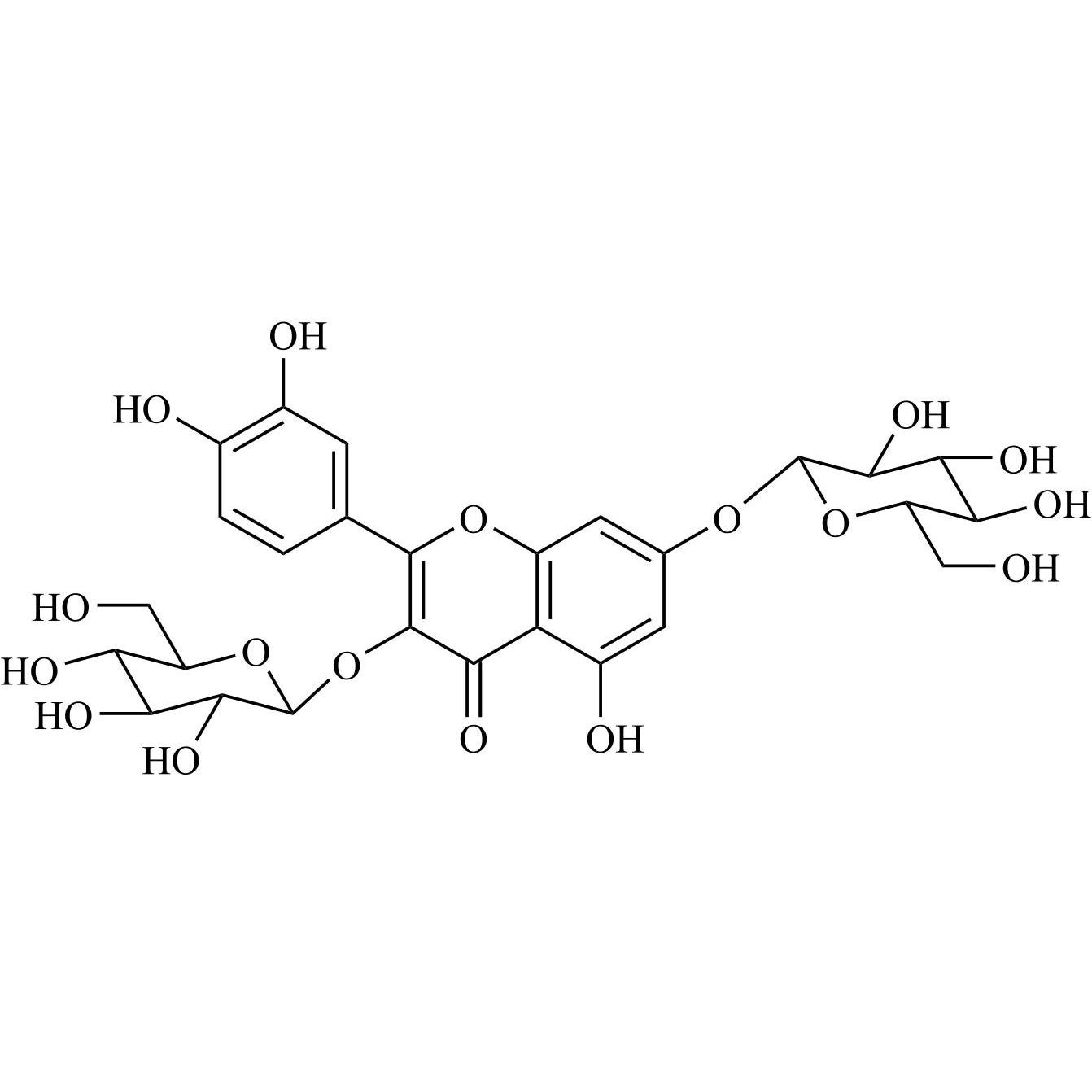 Picture of Quercetin-3,7-Di-O-Glucoside