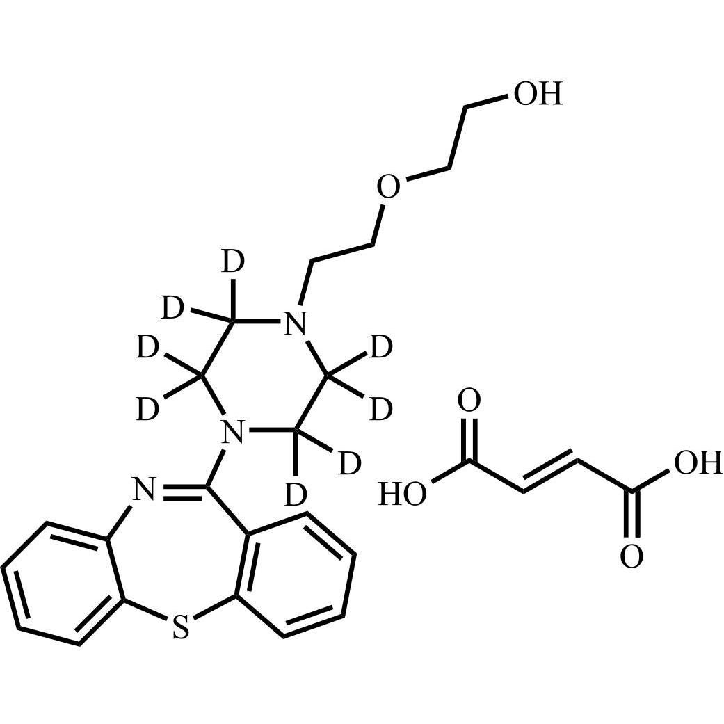 Show details for Quetiapine-d8 Fumarate Picture of Quetiapine-d8 Fumarate