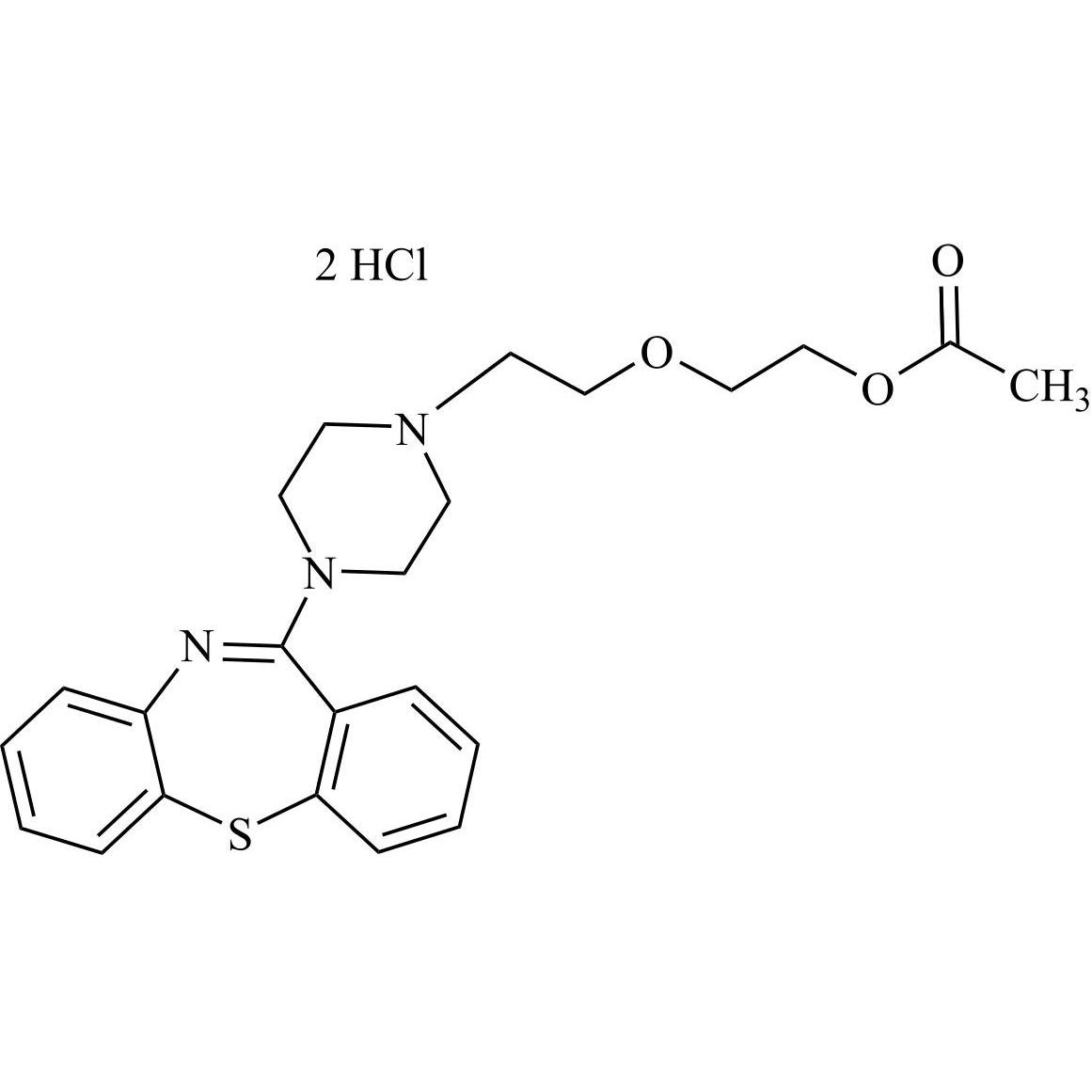 Show details for Quetiapine EP Impurity A DiHCl (Quetiapine O-Acetyl Impurity DiHCl) Picture of Quetiapine EP Impurity A DiHCl (Quetiapine O-Acetyl Impurity DiHCl)