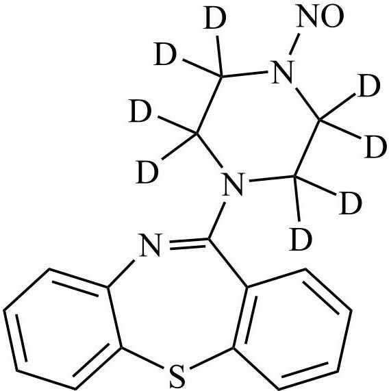 Picture of N-Nitroso Quetiapine EP Impurity B-d8 (N-Nitroso Quetiapine USP Related Compound B-d8)