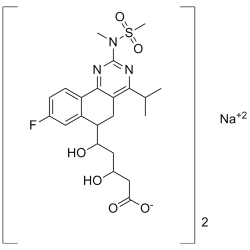 Picture of Rosuvastatin Impurity H Sodium Salt (Mixture of Diastereomers)