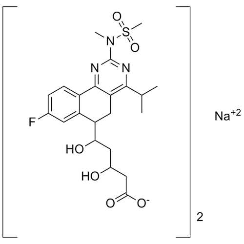 Show details for Rosuvastatin Impurity H Sodium Salt (Mixture of Diastereomers) Picture of Rosuvastatin Impurity H Sodium Salt (Mixture of Diastereomers)