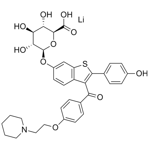Picture of Raloxifene-6-Glucuronide Lithium Salt