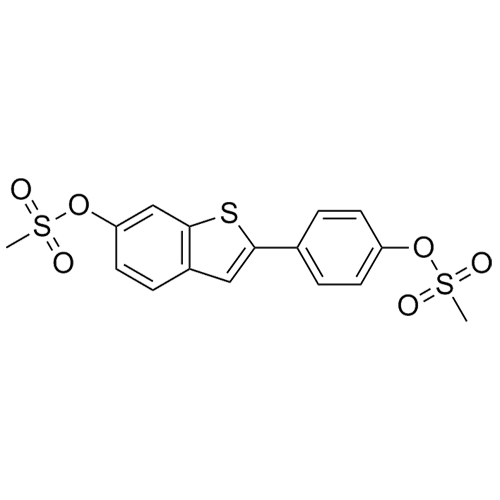 Picture of 2-(4-Hydroxyphenyl)benzo[b]thiophen-6-ol Bimesylate
