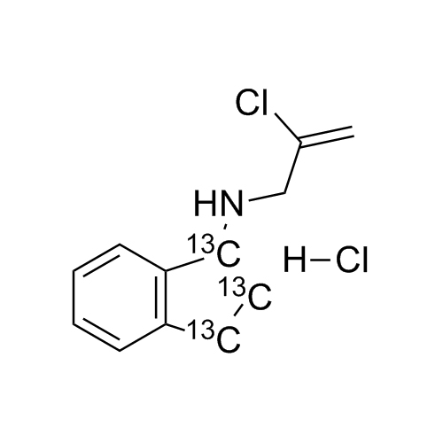 Picture of N-(2-Chloroallyl) aminoindan-13C3 HCl