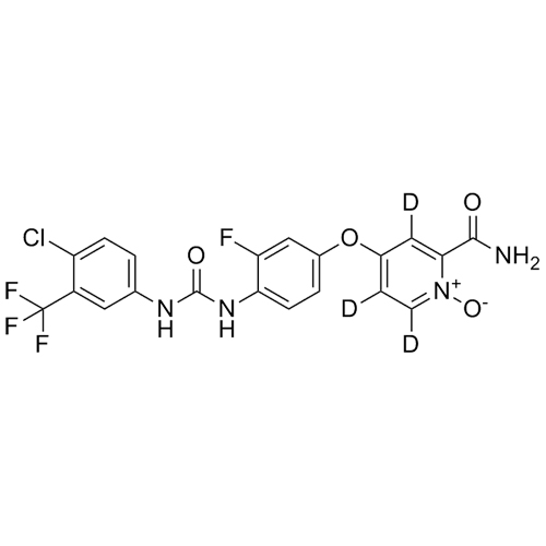 Picture of N-Desmethyl Regorafenib-d3 N-Oxide