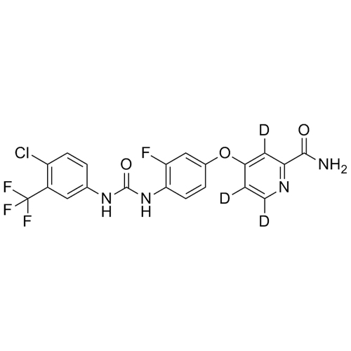 Picture of N-Desmethyl Regorafenib-d3