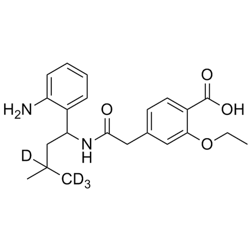 Picture of 2-Despiperidyl-2-Amino Repaglinide (M1 Metabolite)-d4