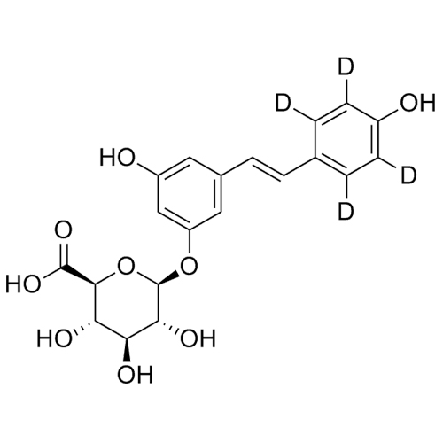 Picture of Resveratrol-d4 3-Glucuronide