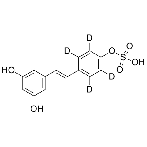 Picture of Resveratrol-d4 4'-Sulfate