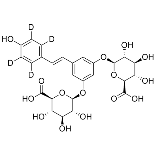 Picture of Resveratrol-d4 3,5-Diglucuronide