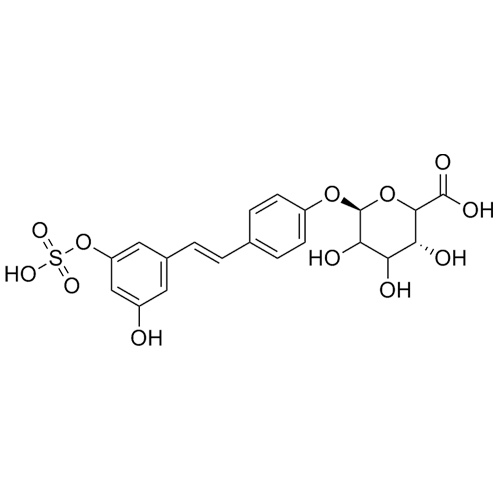 Picture of Resveratrol-3-Sulfate-4'-Glucuronide