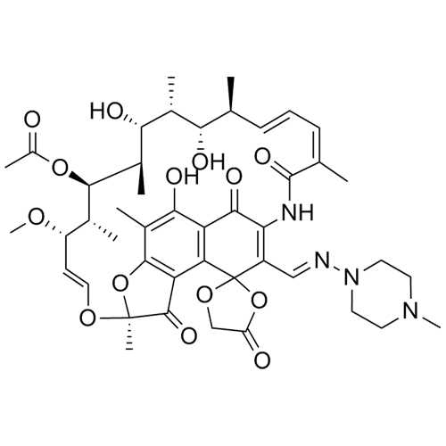 Picture of 4-Methylpiperazine-1-yl-imino Rifamycin O