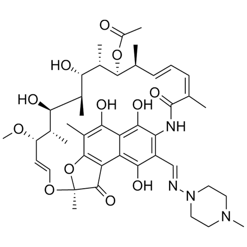 Picture of 25-Deacetyl-21-Acetyl Rifampicin