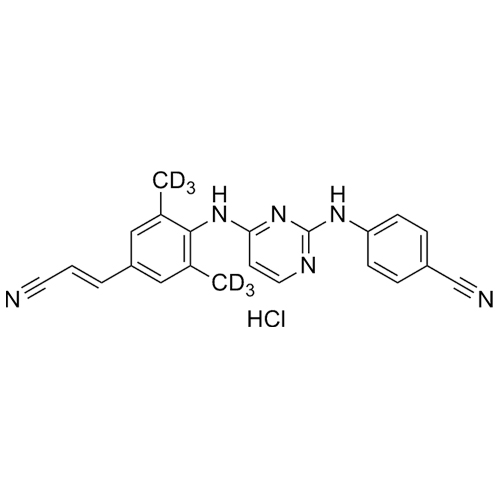 Picture of Rilpivirine-d6 HCl