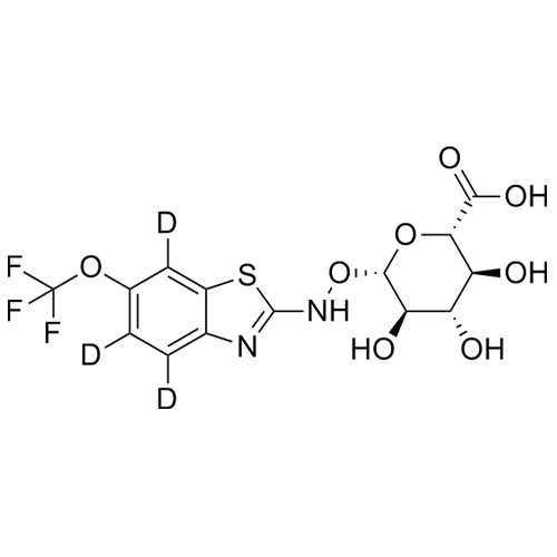 Picture of N-Hydroxy Riluzole-d3-O-Glucuronide