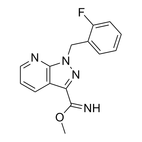 Picture of methyl 1-(2-fluorobenzyl)-1H-pyrazolo[3,4-b]pyridine-3-carbimidate