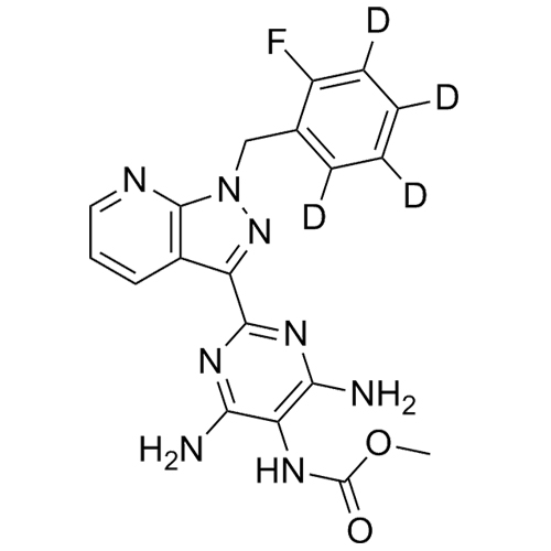 Picture of N-Desmethyl Riociguat-d4