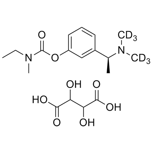 Show details for Rivastigmine-d6 Hydrogen Tartrate Picture of Rivastigmine-d6 Hydrogen Tartrate