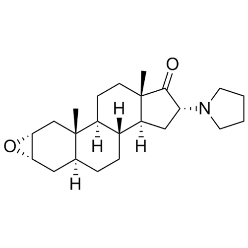 Picture of 2?,3?-Epoxy-16?-(1-pyrrolidinyl)-5?-androstan-17-one