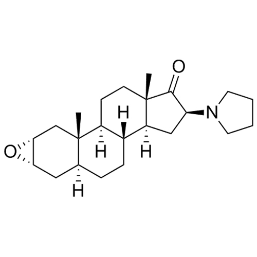 Picture of (2?,3?,5?,16?)-2,3-Epoxy-16-(1-pyrrolidinyl)androstan-17-one