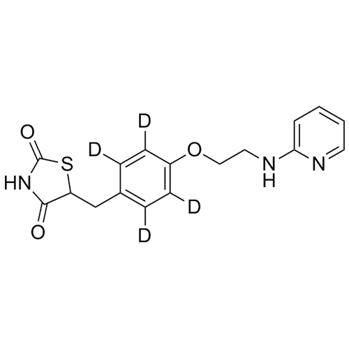 Picture of N-Desmethyl rosiglitazone-d4