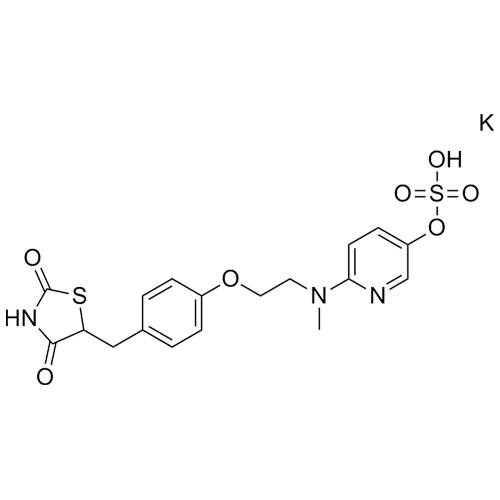 Picture of 5-Hydroxy rosiglitazone sulphate potassium salt