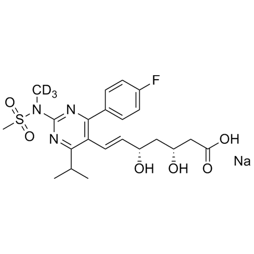 Picture of Rosuvastatin-d3 sodium salt