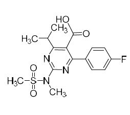 Picture of Rosuvastatin 5-Carboxylic Acid Impurity