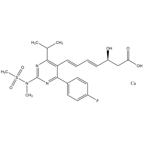 Picture of Rosuvastatin 4,6-Diene Impurity Calcium Salt