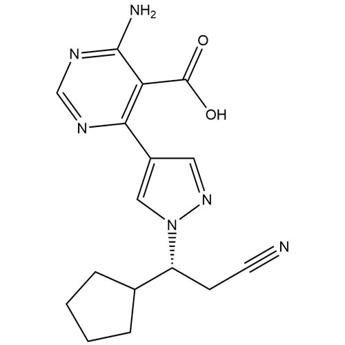 Picture of Ruxolitinib 5-carboxylic acid analog (R-Isomer)