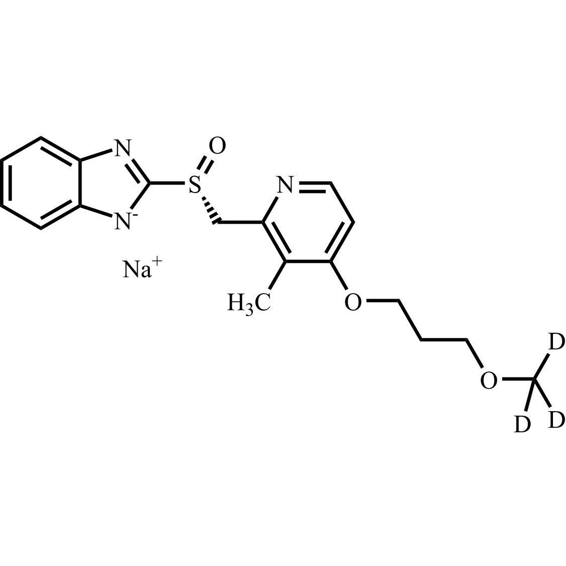 Picture of (R)-Rabeprazole-d3 Sodium Salt
