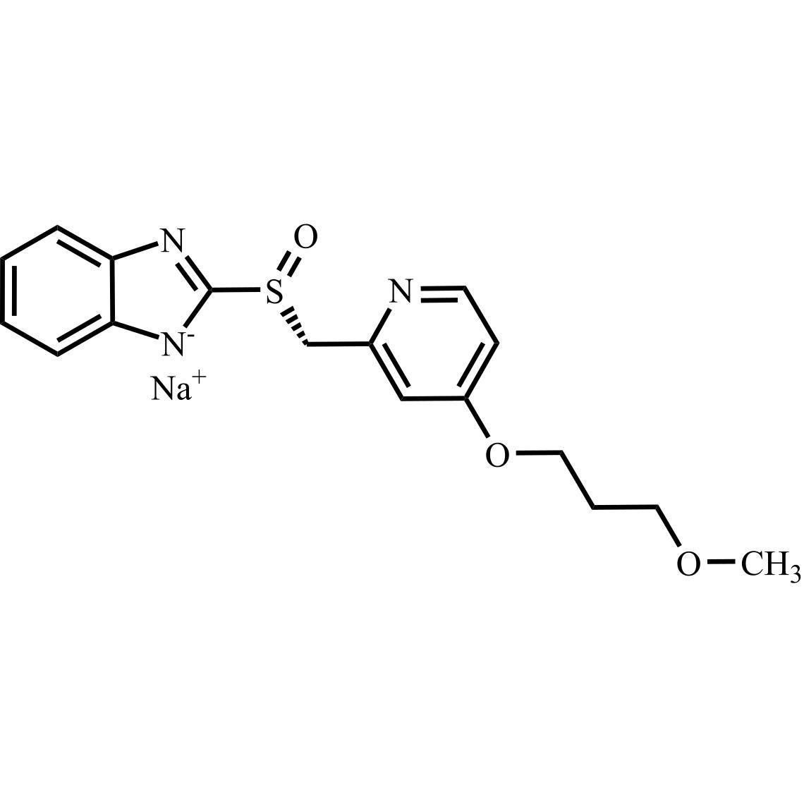Picture of (R)-Desmethyl Rabeprazole Sodium Salt