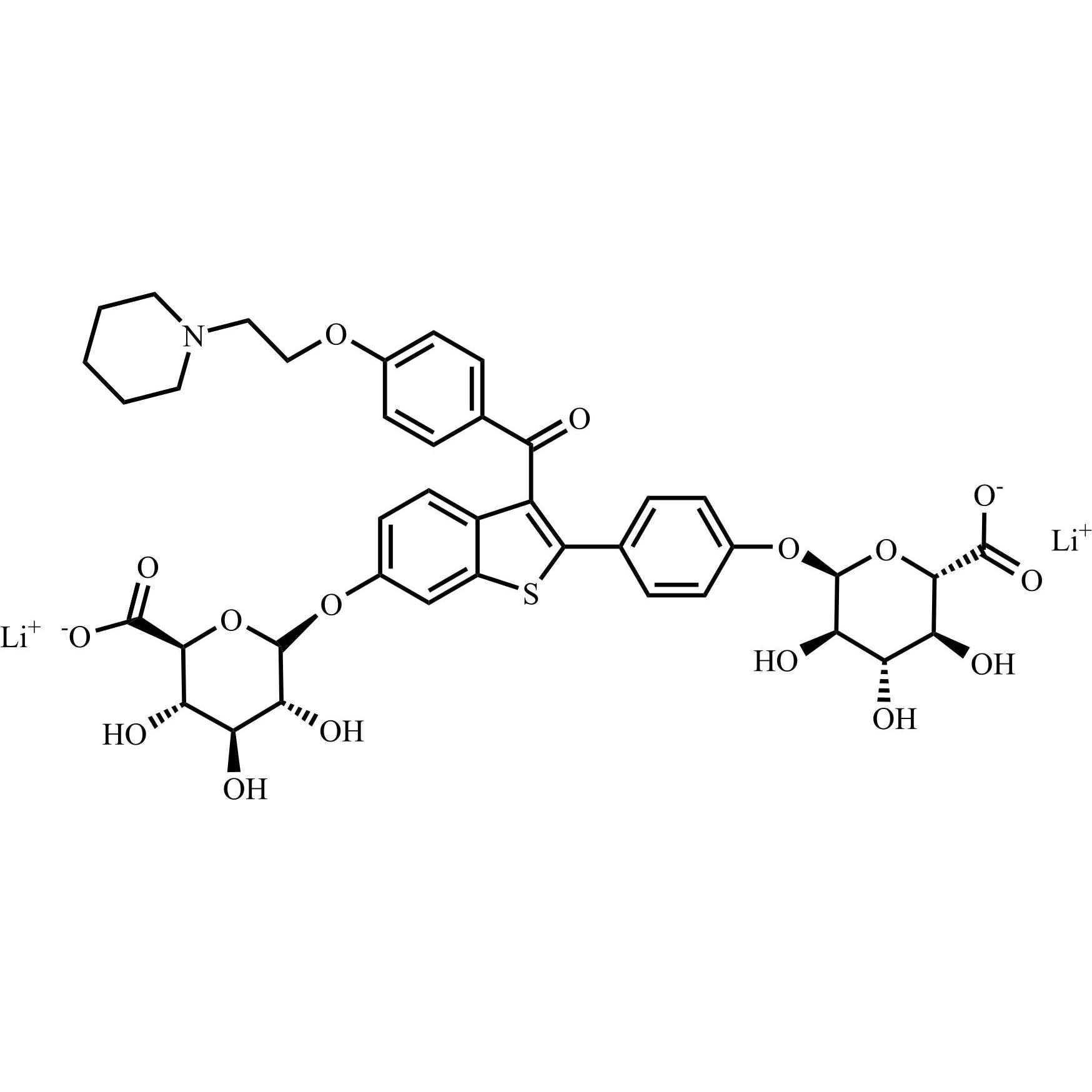 Picture of Raloxifene-4',6-Diglucuronide Lithium Salt