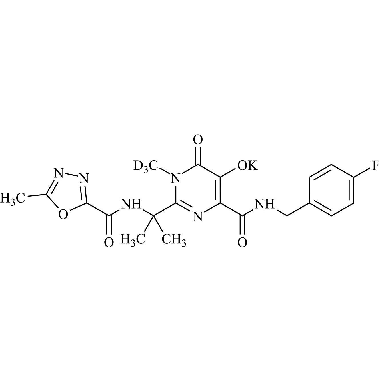 Picture of Raltegravir-d3 Potassium Salt
