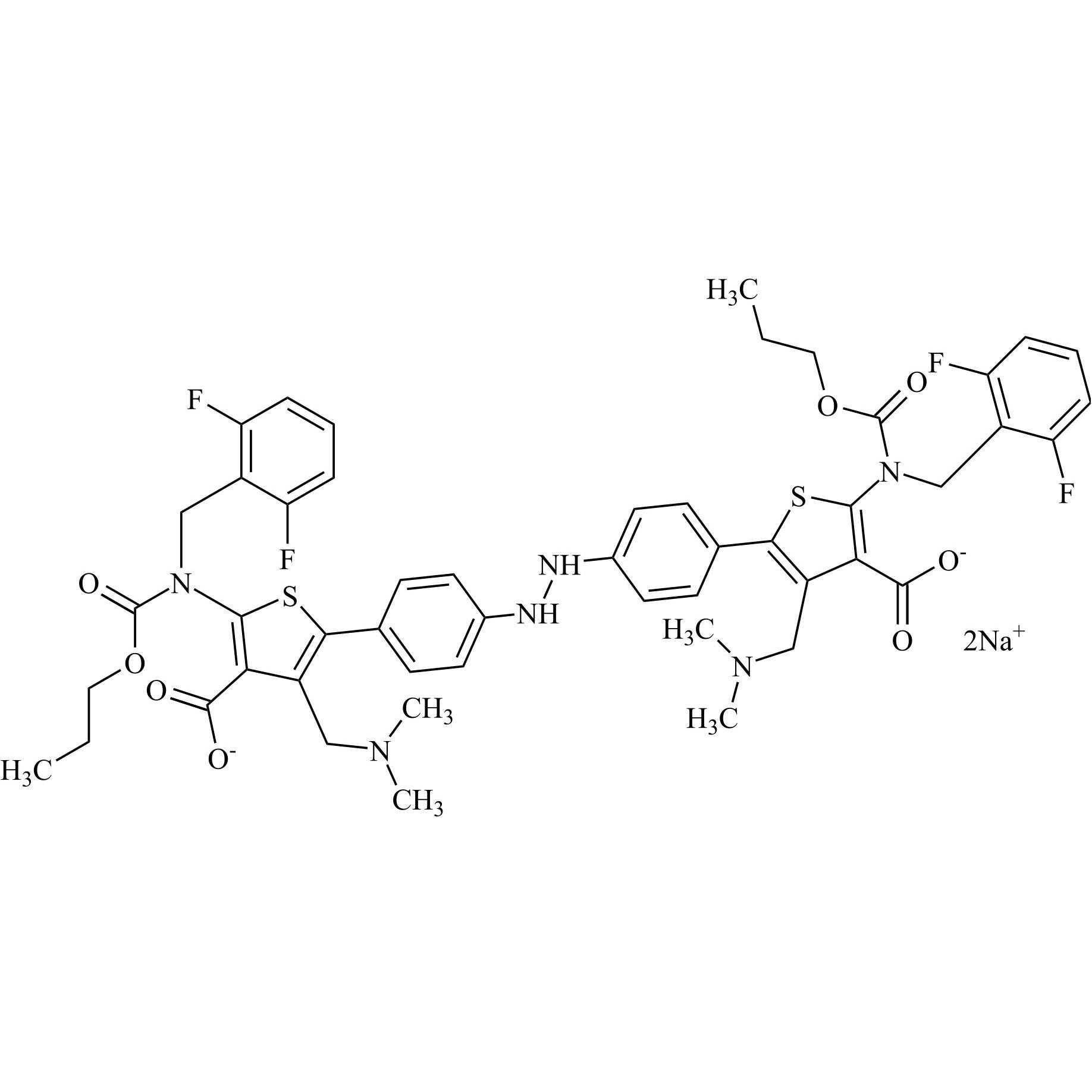 Show details for Relugolix Impurity 44 Disodium Salt Picture of Relugolix Impurity 44 Disodium Salt