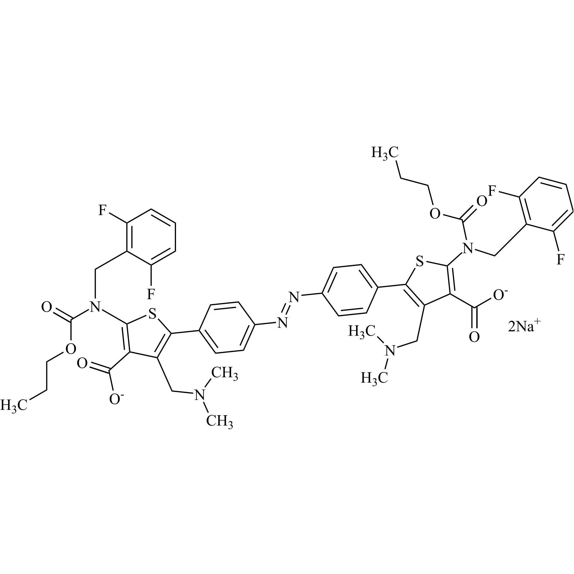 Show details for Relugolix Impurity 45 Disodium Salt Picture of Relugolix Impurity 45 Disodium Salt