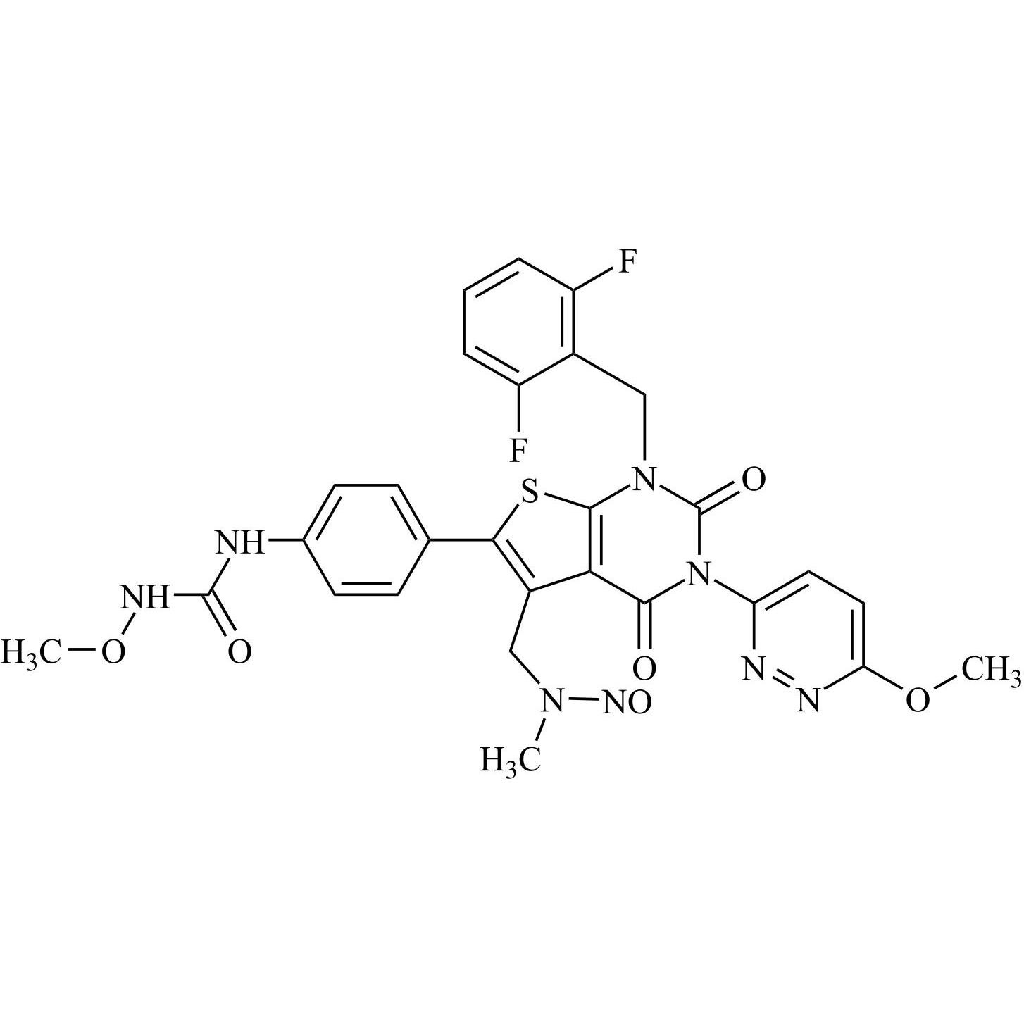 Show details for N-Nitroso Relugolix Impurity 73 Picture of N-Nitroso Relugolix Impurity 73