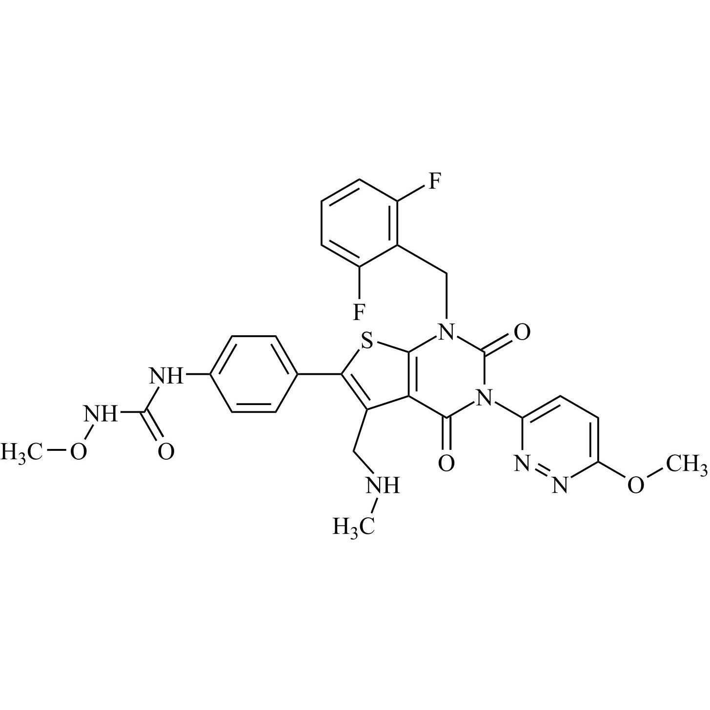 Show details for Relugolix Desmethyl impurity Picture of Relugolix Desmethyl impurity