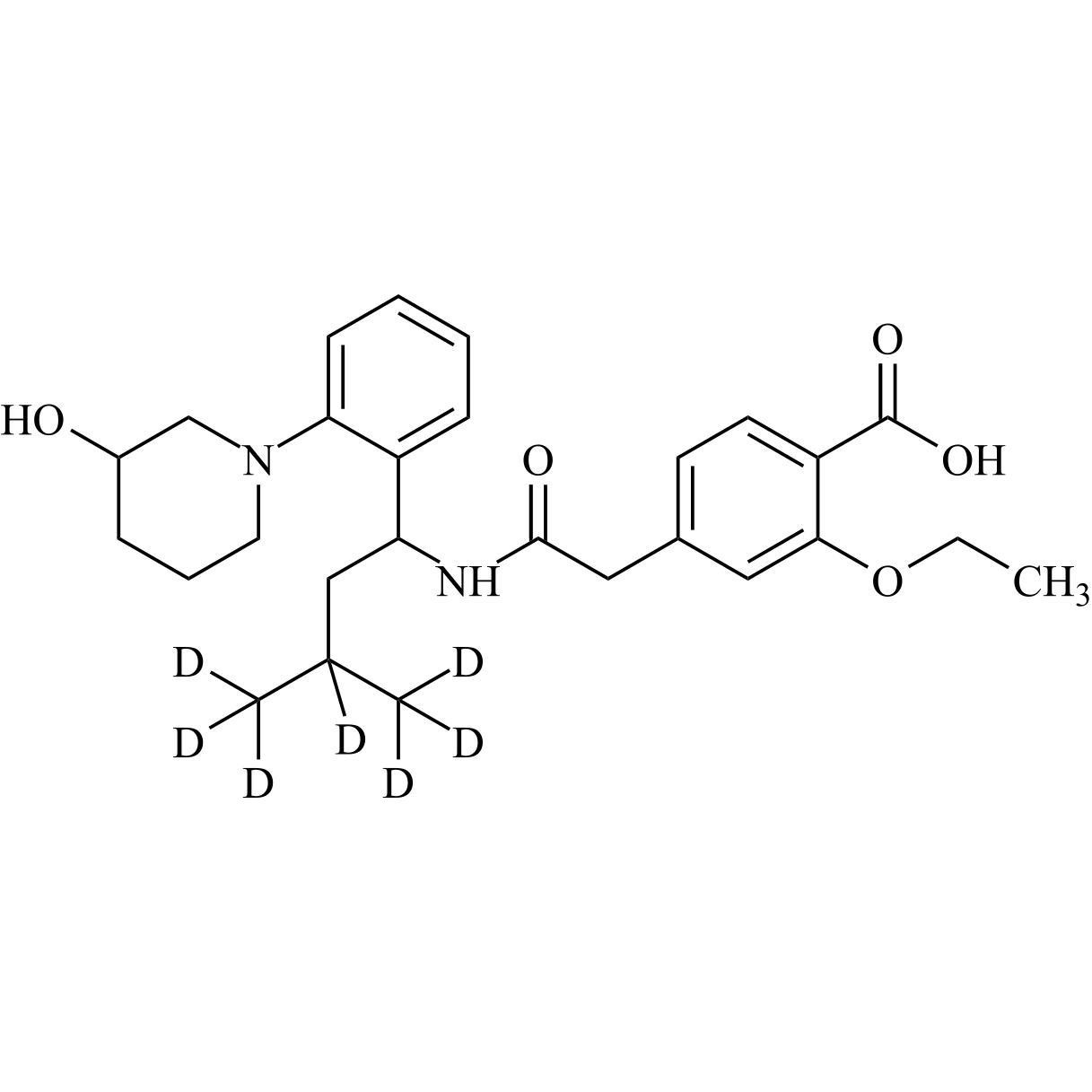 Picture of Repaglinide M4 Metabolite-d7 (Mixture of Diastereomers)