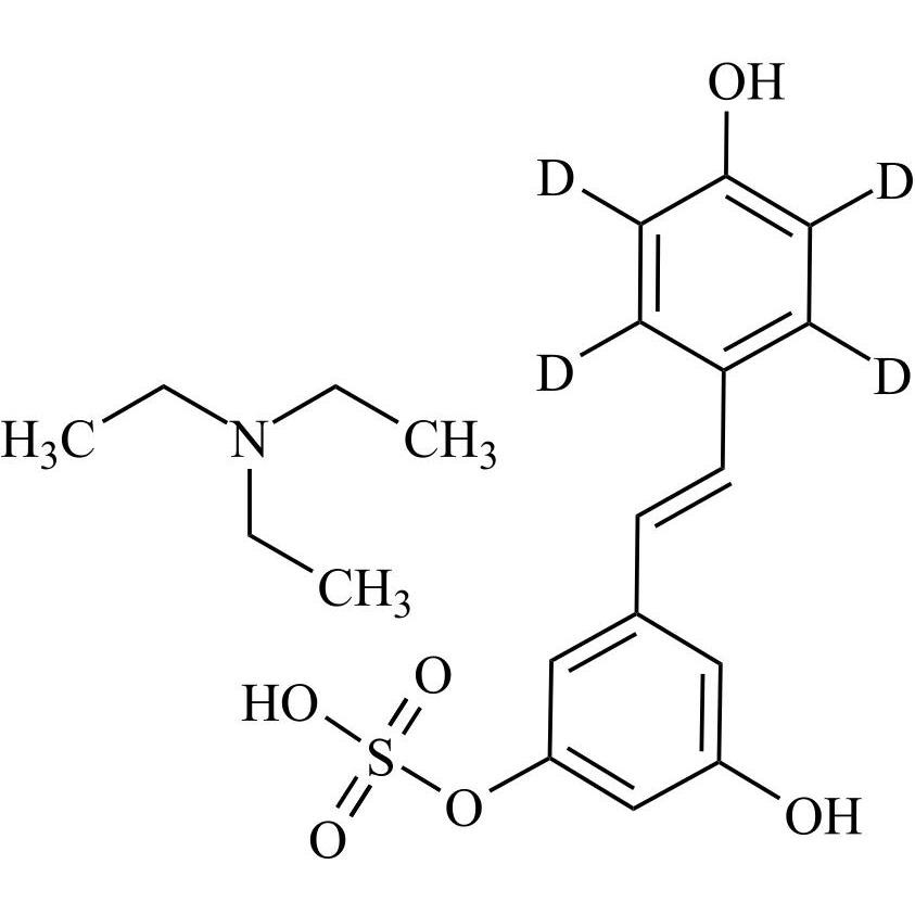 Picture of Resveratrol-d4 3-Sulfate Triethylamine Salt