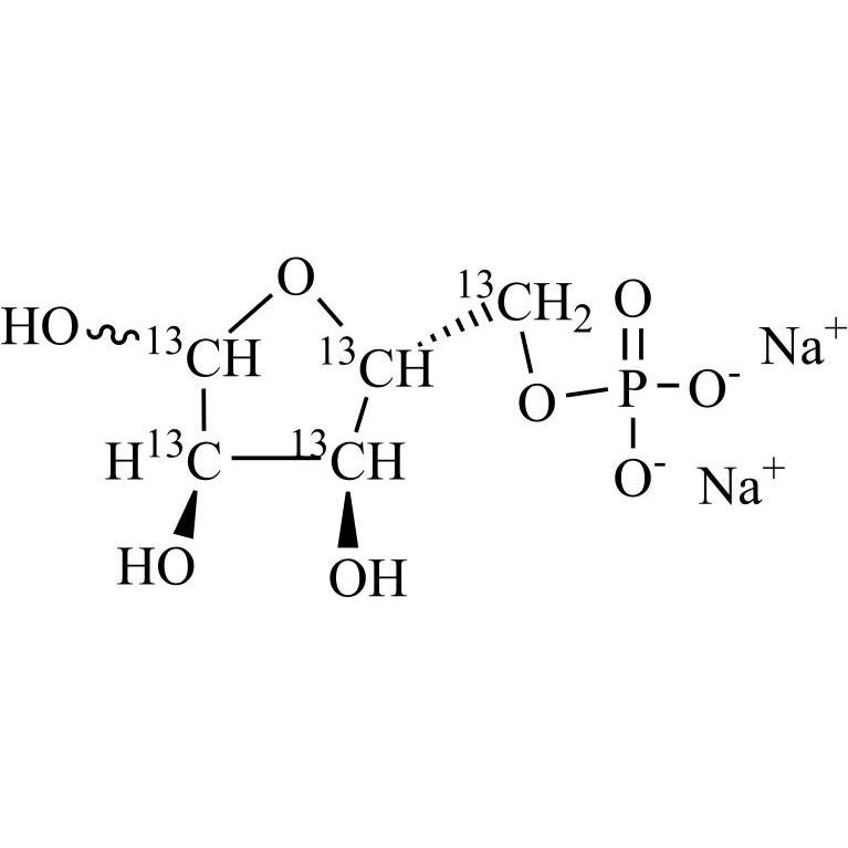 Picture of D-Ribose 5-Phosphate-13C5 Disodium Salt