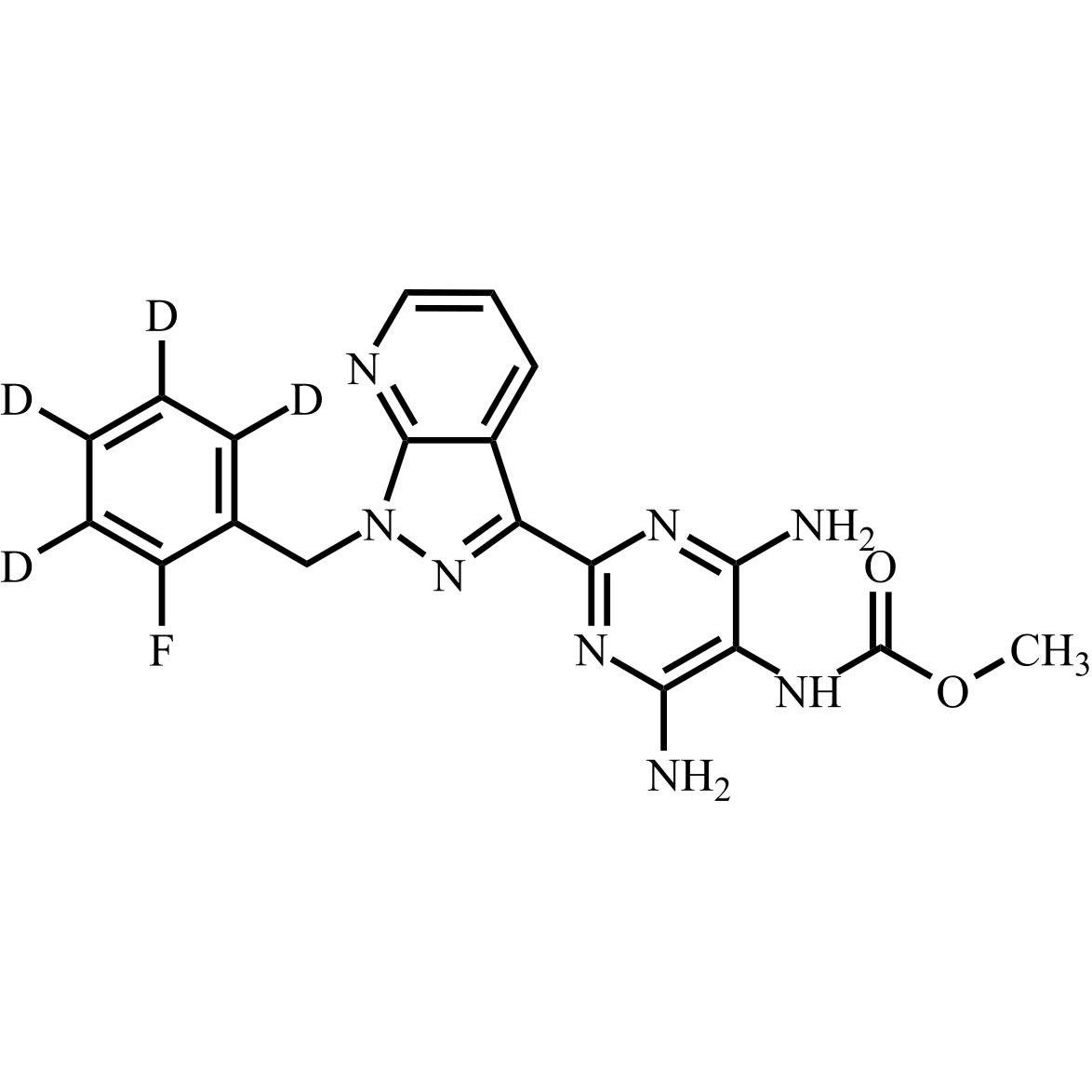 Picture of Riociguat EP Impurity A-d4 (N-Desmethyl Riociguat-d4)